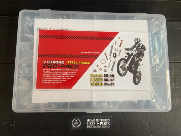 Honda CR125 85-98 CR250 85-97 CR500 85-01 Steel Frame Bolt Pack