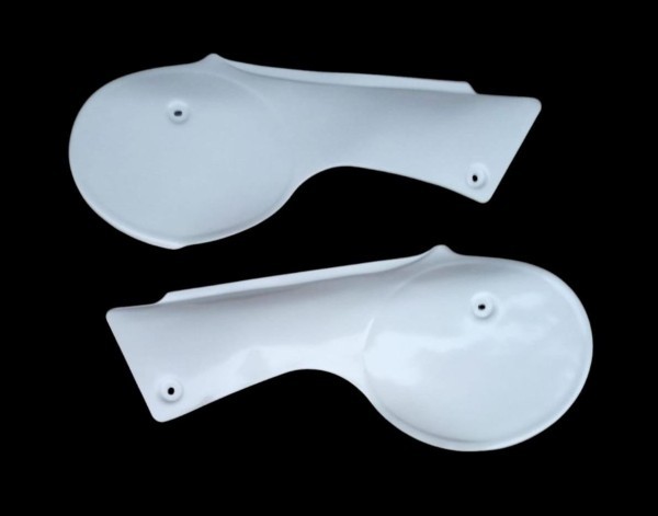 Suzuki RM250 RM400 1979-80 JK Side Panels (White)