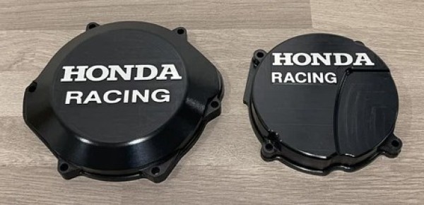 HONDA CR250R 1988-2001 Factory Billet Clutch Cover Ignition Stator Cover finished in Hard Anodising