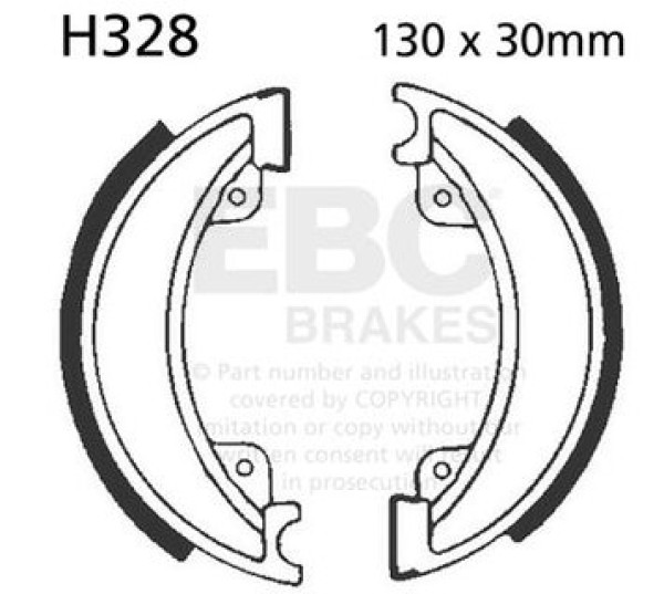 HONDA CR480R 1983 Front Brake Shoes