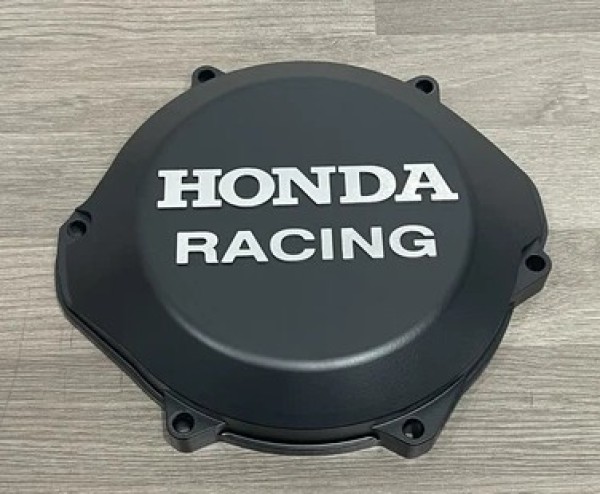 HONDA CR250R 1988-2001 Factory Billet Clutch Cover Black Cerakote.
