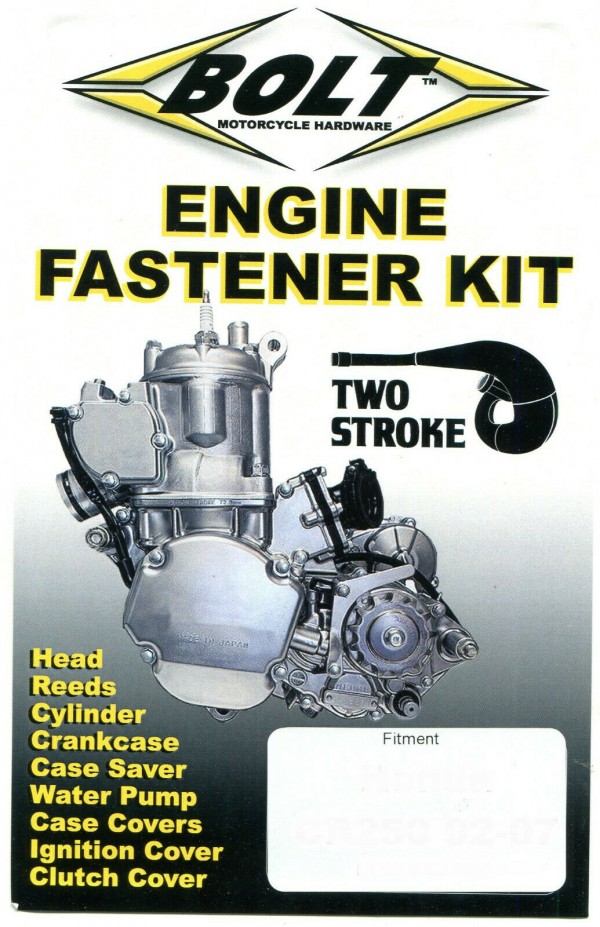 Kawasaki KX500 1987-04 Engine Bolt Kit