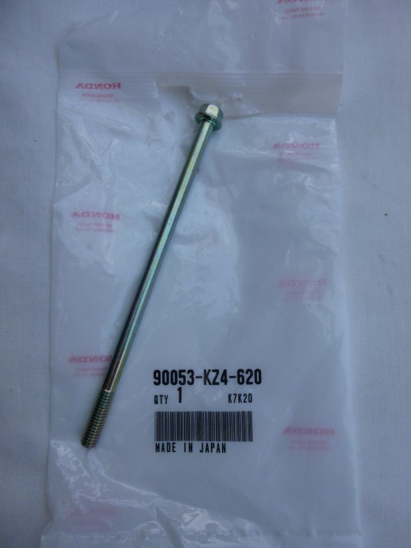 Honda CR125R 1989 Genuine Front Sprocket Cover Bolt Silver 