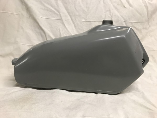 Honda CR125 1974-79 RC copy New Clarke Racing petrol Fuel tank (Silver)