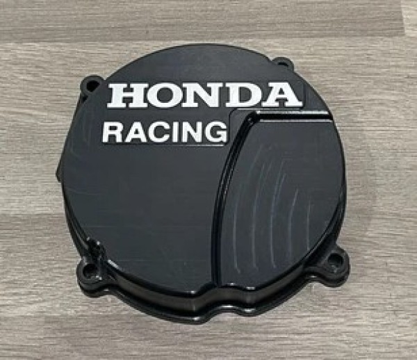 HONDA CR250R 1988-2001 Factory Billet Ignition Cover Black Cerakote.