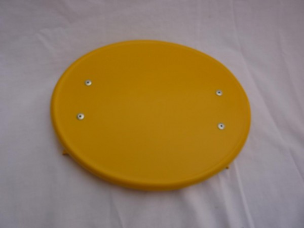 Yamaha YZ125 YZ250 YZ465 1979-81 Oval Yellow front number plate