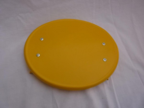 Yamaha YZ125 YZ250 YZ465 1979-81 Oval Yellow front number plate