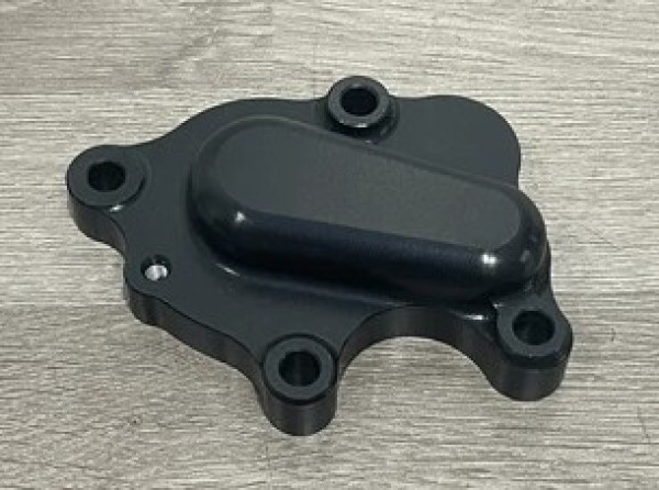 HONDA CR500R 1985-2001 Factory Billet Water Pump Cover Black Cerakote.