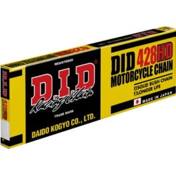 Honda CR125 1974-78 DiD 428 HD Gold Chain (132 Link)