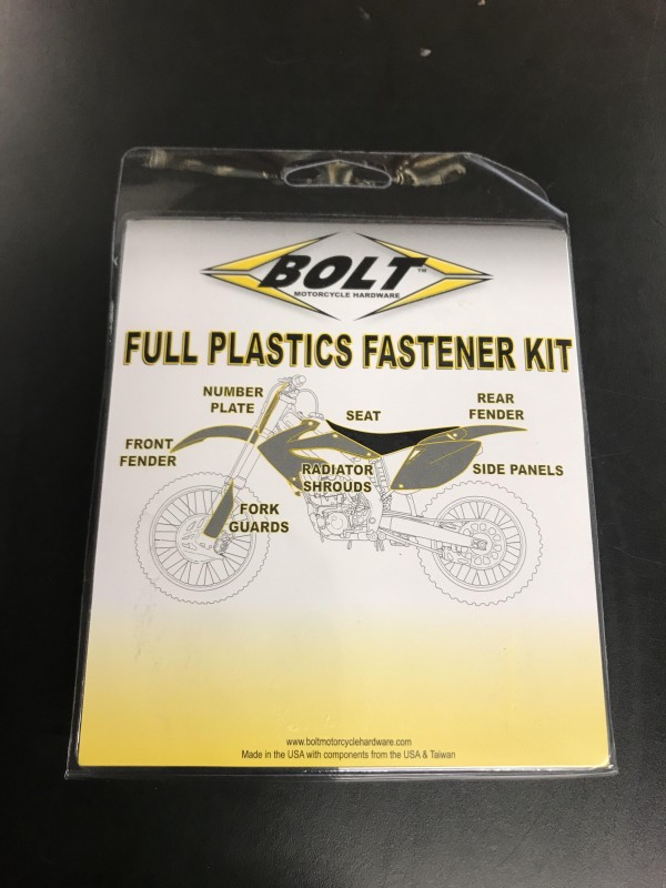 Kawasaki KX125 KX250 1988-89 KX500 1988-04 Full Plastic Fastener Kit