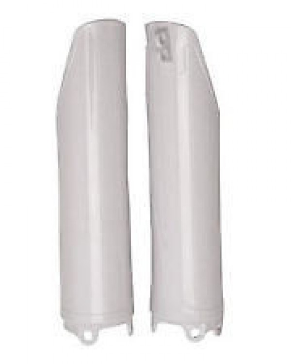 Honda CR125 CR250 CR500 199107 UFO Fork Guards Lower (White) JK