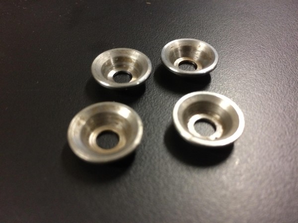 HONDA CR125R 1979 Chain Slider Washers Inserts x4