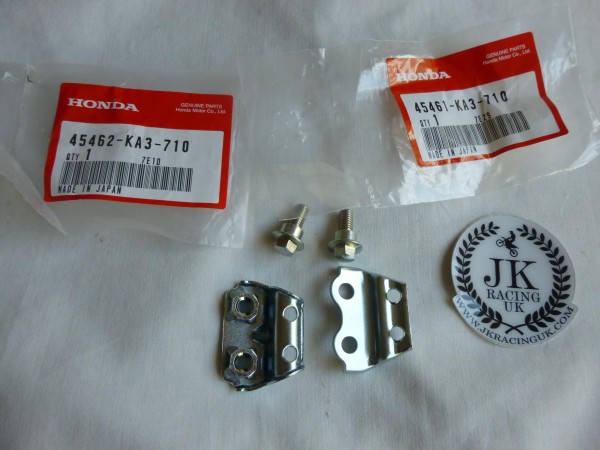 Honda CR125 CR250 1990-02 CR500 1990-01 Genuine Front Brake Hose Clamp Set 45461-KA3-710