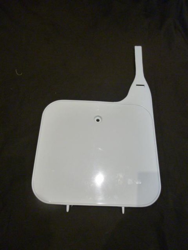 Honda CR250 1988-89 UFO Front Number Plate White