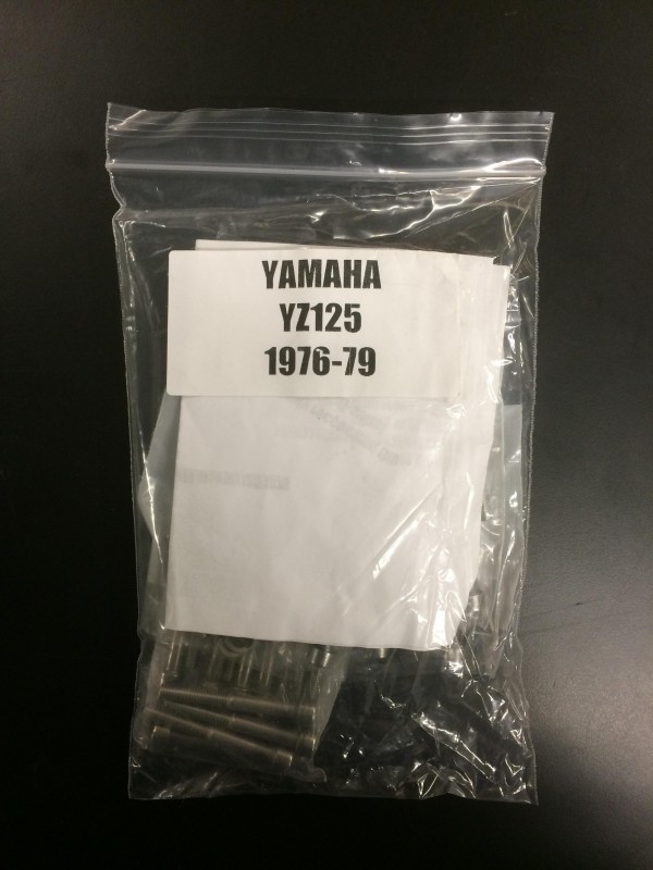 Yamaha YZ125 1976-79 Engine Bolt Set
