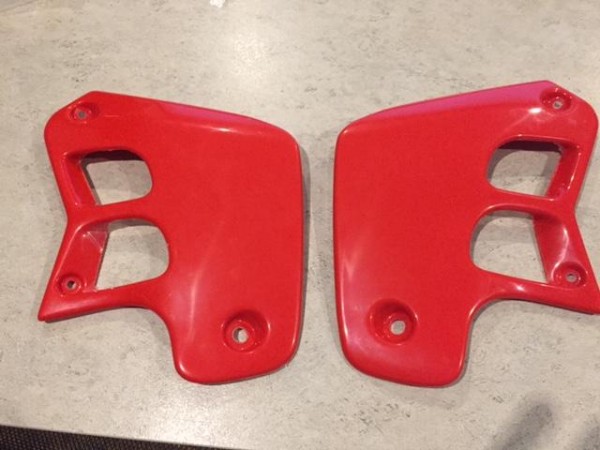 Honda CR125 CR250 Mugen Radiator Shrouds 1988-90