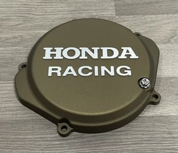 HONDA CR125R 1990-2006 Factory Billet Clutch Cover Finished Burnt Bronze Cerakote.