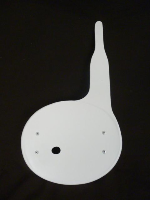 Yamaha YZ125 197980 YZ250 YZ465 197981 Front Number Plate TRANSLUCENT