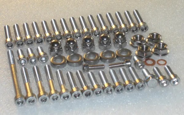 Yamaha YZ125 1989-93 Engine Bolt Set