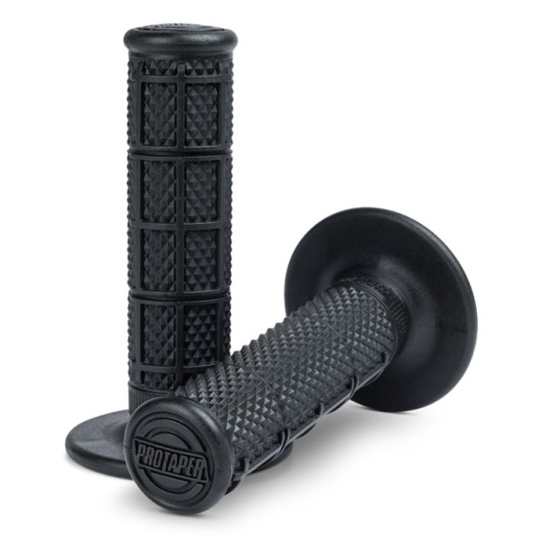 Pro Taper Handlebar Grip MX Single Density1/3 Waffle Super Soft Compound Black