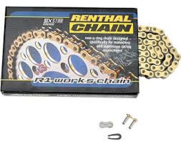 Kawasaki KX125 1979-08 KX250 1975-08 KX420 1980-81 KX500 1983-04 Renthal 520 R1 Heavy Duty Chain 118 Links