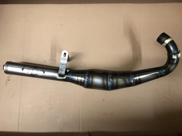 Honda CR125 1976-78 PFR Exhaust With Built In Silencer