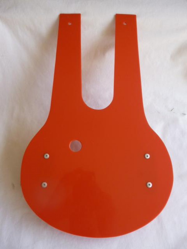 Honda CR125 CR250 1979-80 Front oval front number plate cable saver