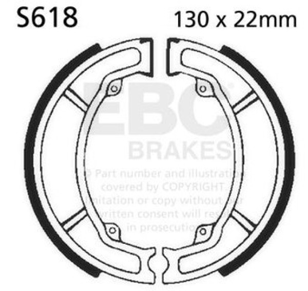 Suzuki RM400 1980 Front Brake Shoes