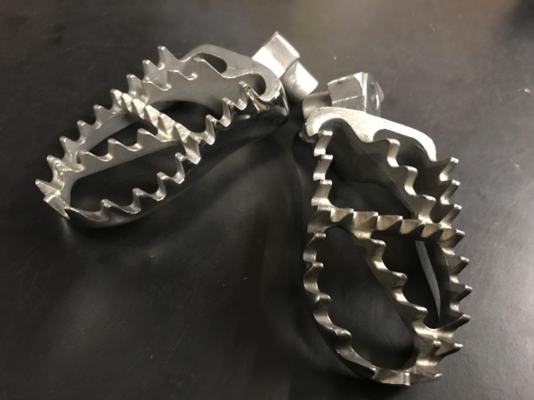 Honda CR125 CR250 CR500 1995-96 Stainless Steel Foot Pegs