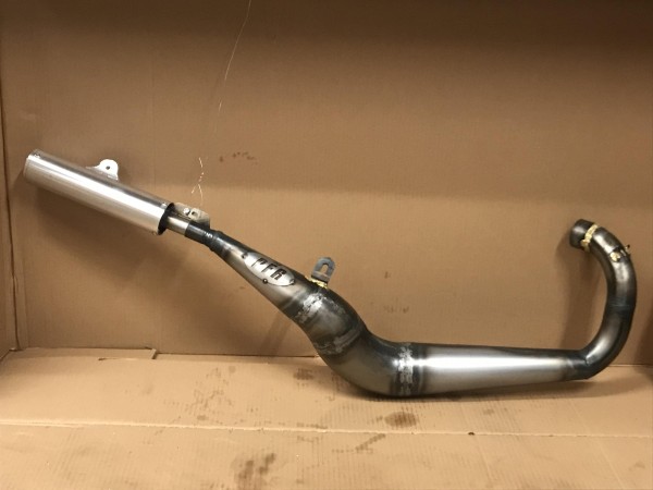 Honda CR250M 1973-74 PFR Exhaust and Silencer