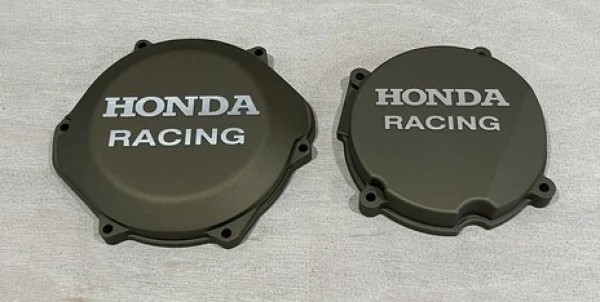 HONDA CR500R 1988-2001 Factory Billet Clutch Cover Ignition Stator Cover Burnt Bronze Cerakote.