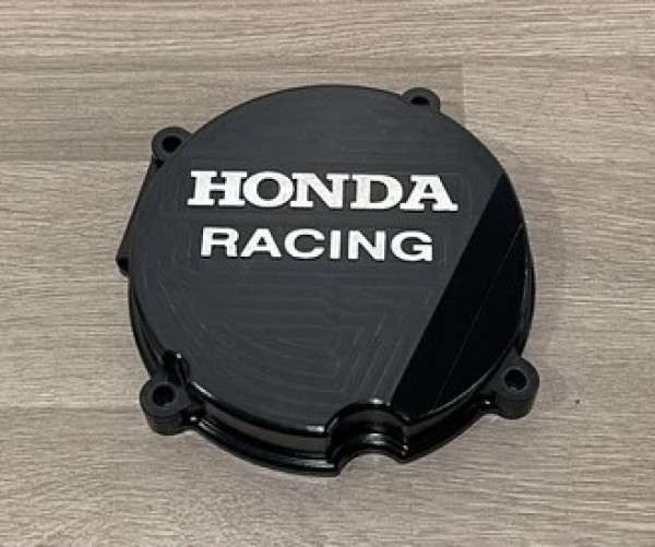HONDA CR500R 1988-2001 Factory Billet Ignition Stator Cover Black Cerakote.