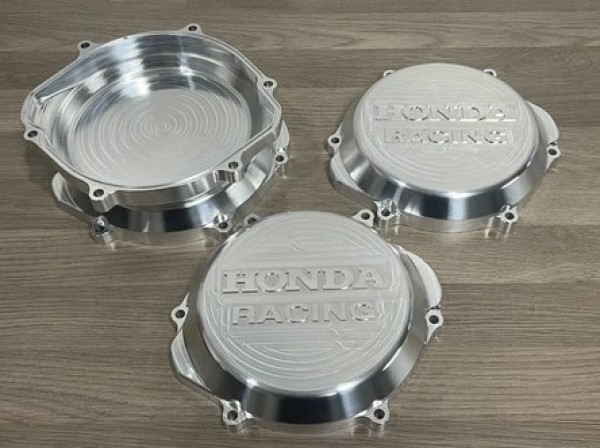 HONDA CR250R 2002-2007 Factory Billet Clutch Cover Aluminium Finish