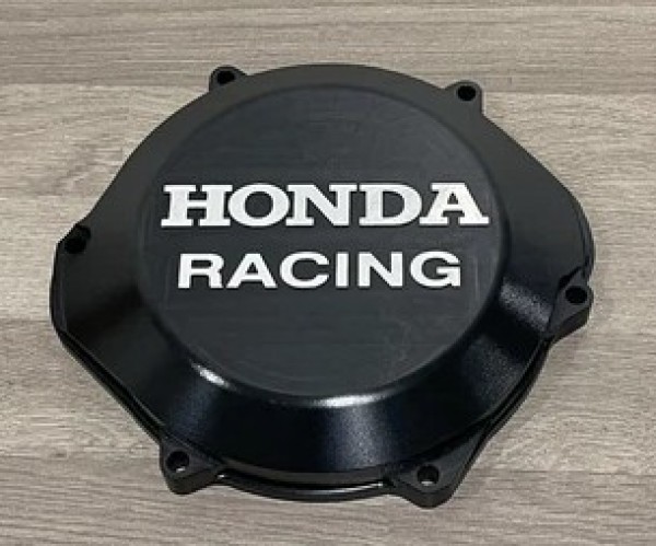 HONDA CR250R 1988-2001 Factory Billet Clutch Cover Finished in Black Hard Anodising.