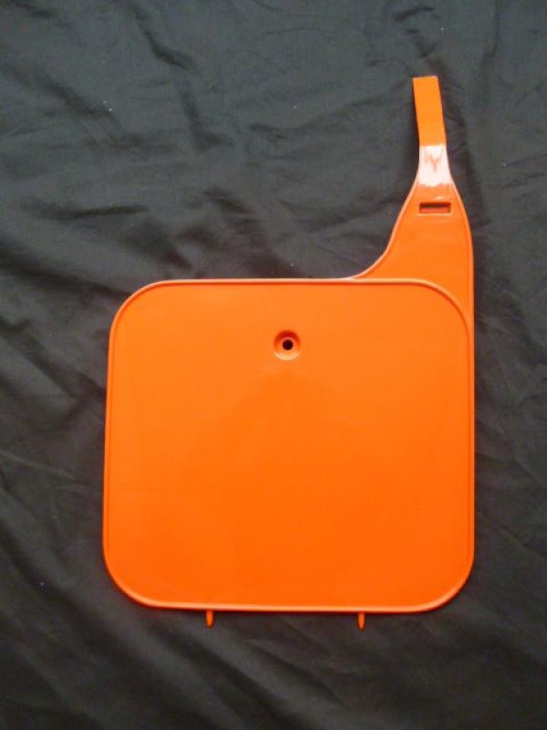 Honda CR250 1983-87 Front Number Plate  Orange