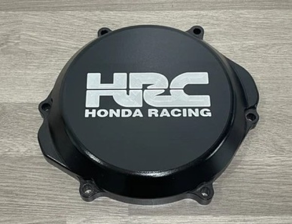 HONDA CR500R 1988-2001 Factory HRC Billet Clutch Cover Finished in Hard Black Anodising