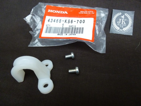 Honda CR125 CR250 CR500 1987-01 Genuine Honda Rear Brake Hose Guide 43468-KS6-700