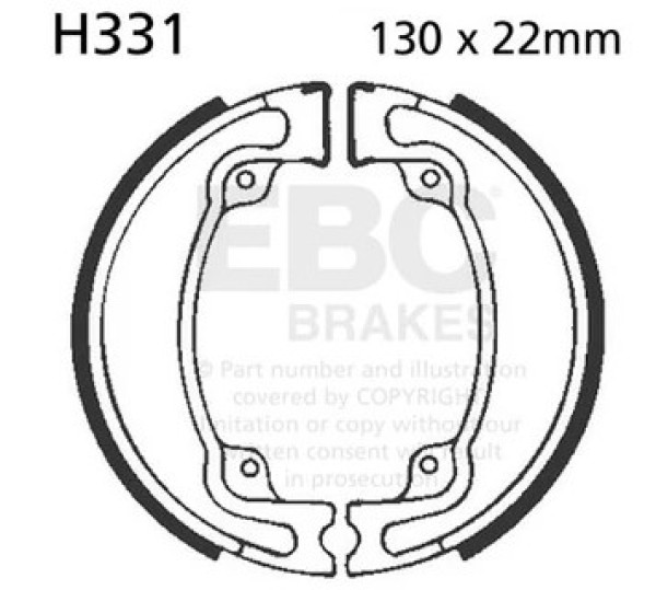 HONDA CR125R 1983 Front Brake Shoes