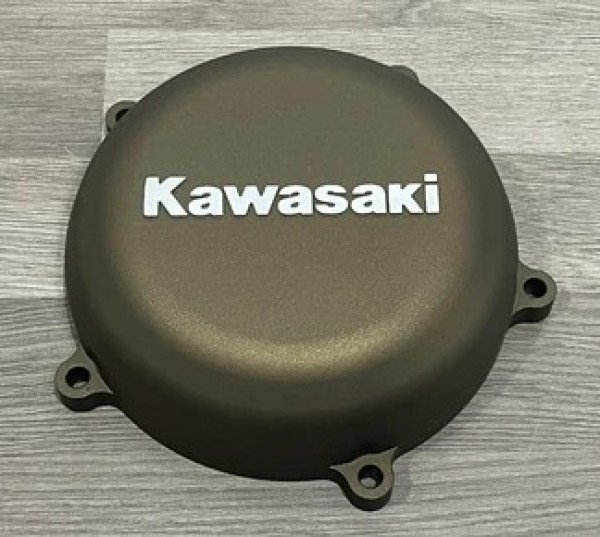 KAWASAKI KX500 1988-04 Billet Ignition Stator Cover Finished in Burnt Bronze Cerakote.