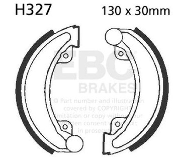 HONDA CR480 1982 Front Brake Shoes