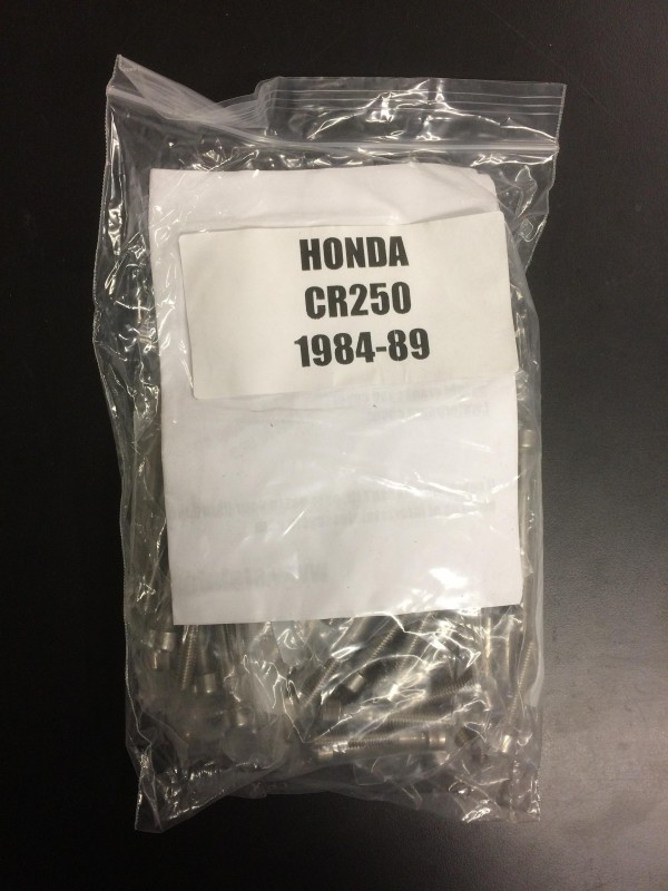 Honda CR250 1984-89  Engine Bolt Set