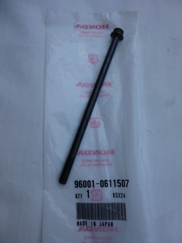 Honda CR250R 500R 1989 Front Sprocket Cover Bolt (Black)