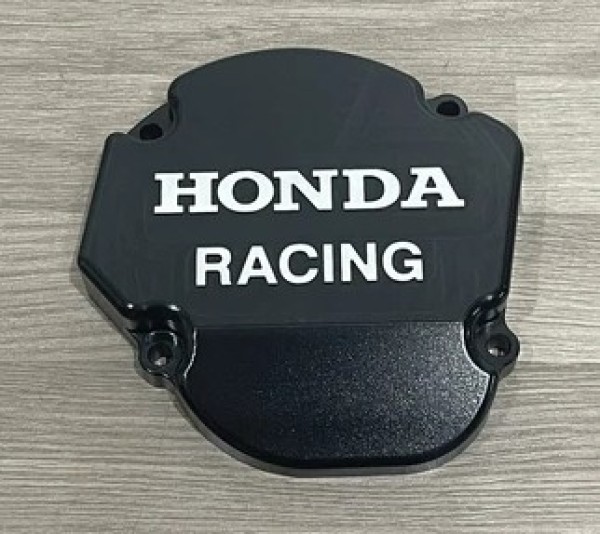 HONDA CR250R 2002-2007 Factory Billet Ignition Stator Cover Finished in Black Hard Anodising.
