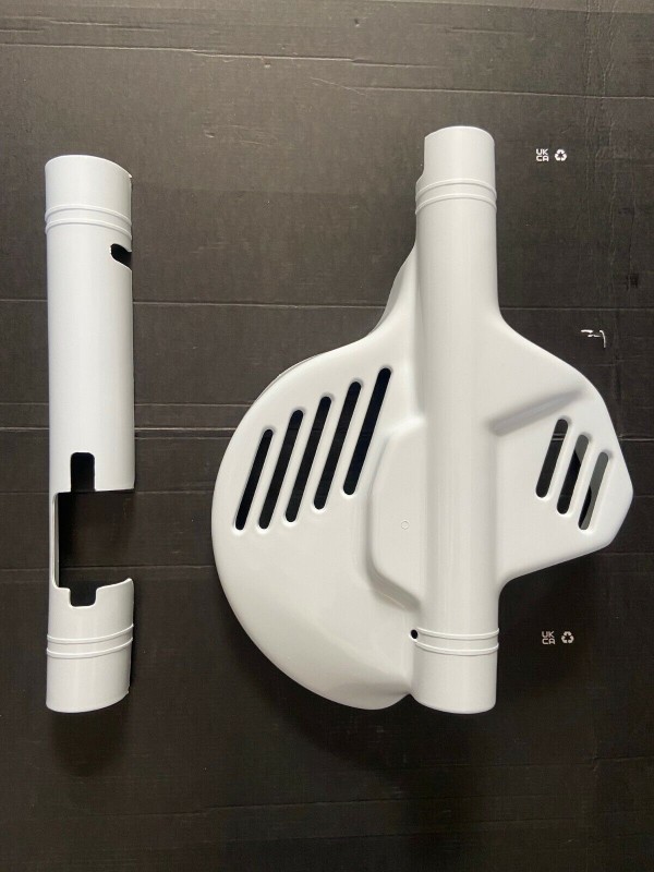 Honda CR125 1984-89 CR250 CR500 1984-88 Disc Cover Set (WHITE)